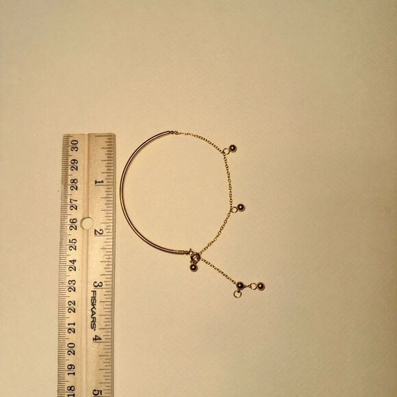 Minimalist gold bracelet N922 - Picture 4 of 5
